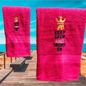 MAGA Authentic Trademarked two towel set.
